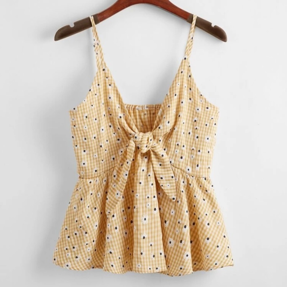 top knot tank top